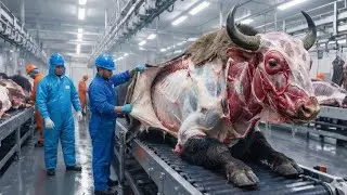 Inside a High-Tech Bison Leather Factory | Full Production Process
