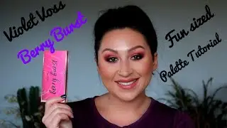 Violet Voss berry burst fun sized palette tutorial