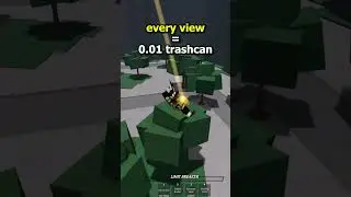 Trashcan Challenge 🔥 #thestrongestbattlegrounds #tsb #roblox