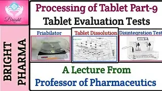 Evaluation of Tablets in Hindi | Bright Pharma