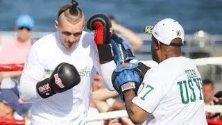 Открытая тренировка Александра УСИКА в Одессе (29 Мая 2014) Olexander USYK workout Odessa