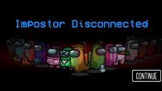Among Us Hide n Seek with Impostor Disconnected in the end #amongus #impostor 