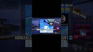 Arduzai Sale His Pubg Account💔😭💔 Dawood Bhai Miss You #arduzai  #pubg #shorts #shortsfeed