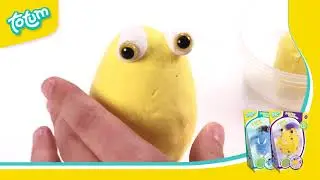 Totum Foam Dough Jumping Monster Yellow