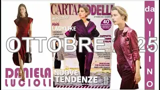 CARTAMODELLI MAGAZINE OTTOBRE  2025 NUOVE TENDENZE  CAPPOTTI GIACCHE FELPE GONNE PANTALONI