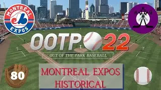 Let's Play OOTP22 Montreal Expos Historical (Manager Only) - Part 80 3 Game Series vs SD Padres
