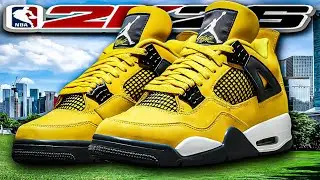 HOW TO MAKE Air Jordan 4 &ldquo;Lightning&rdquo; In NBA 2K26 Shoe Creator 