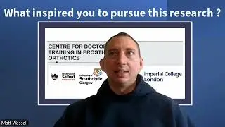 Meet the CDT students - Matthew - CDT in P&O