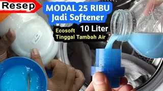Tutorial Cara membuat softener pelembuat dan pewangi baju murah dan lengkap dengan pembuatanya