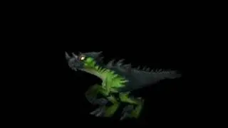 Green Outland Raptor - Hunter Pets