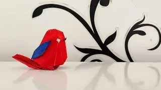 Origami Stop Motion Animation: Origami Tiny Bird