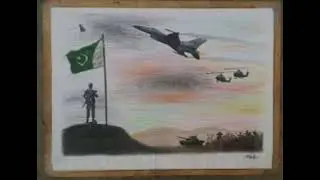 happy defence day||defence day|| 6th September 2023||drawing of Pakistan day