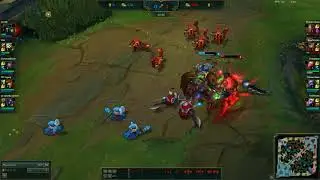 Laning with tryndamere, expert crit master
