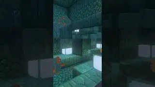 Frozen Mansion World &ndash; Village, Caves & Ocean Monument! #minecraft #shorts #minecraftbedrokedition
