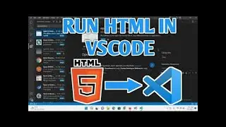 How to Run html code in visual studio code 2023 - How to Run html in vscode