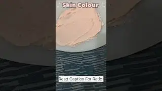 Whipped Cream Color Mixing Guide #caketutorial #viral #cakeshorts #colormixing #skincolor #shorts