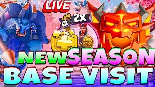 LIVE BASE VISIT | YOU ARE READY FOR NEW SEASON | CLASH OF CLANS