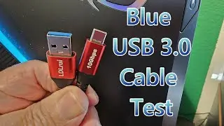 Testing the Blue USB Connection for speed.