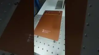 Laser Engraving Logo on 10.1