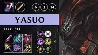 Yasuo Mid vs Hwei - KR Master Patch 25.17