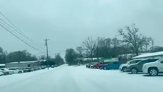 Road conditions in Spartanburg on Sunday afternoon