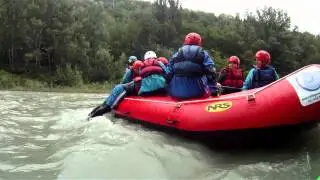 White water rafting on an Acorn Adventure in Italy!