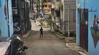 Finding somewhere to eat at Bukit Bintang - Kualar Lumpur