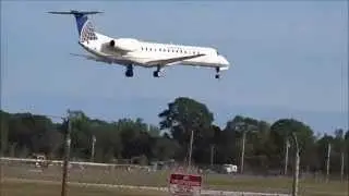 Embraer ERJ-145 & E-175 arrivals in Providence
