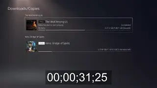 Downloading KENA BRIDGE OF SPIRITS at 1Gbps on PS5 (Airtel Xstream Fiber Internet)