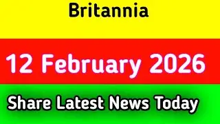 Britannia Share Latest News Today || Britannia Share News Today