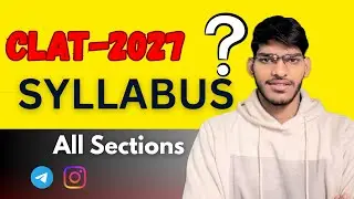 Syllabus for CLAT-2027 | Crack clat | Topics for CLAT 