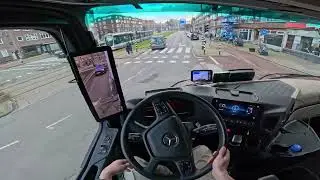 Truck Driving POV - Rotterdam