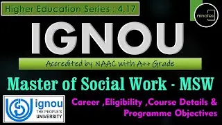 IGNOU | Master of Social Work  | MSW | IGNOU in Malayalam