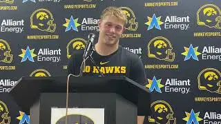 Iowa vs. Rutgers Postgame: Iowa WR/KR/PR Kaden Wetjen