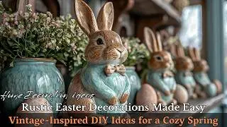Cozy Yet Chic: Vintage-Inspired Easter Decor Trends for a Modern Rustic Spring Vibe