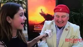 Ernie Sabella, Voice of Pumbaa at Premiere of Disney's #TheLionGuard: Return of the Roar