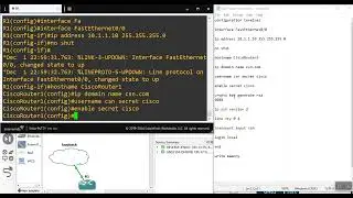 CSN 140 - GNS3 Configure : Loopback Config, Setup cloud, SSH on C7200 router