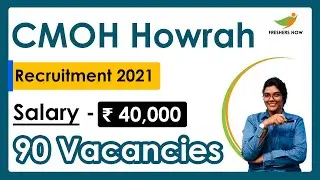 CMOH Howrah Recruitment 2021 | Salary ₹ 40,000 | Notification for 90 Vacancies | Govt Jobs 2021