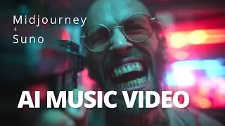 Cyberpunk Anthem (in my head). Midjourney + Suno AI Music Video
