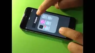 Nested Folders iOS 9 - 9.3.2  Glitch - Trick To Put Many Folders Within Folders (With Reduce Motion)