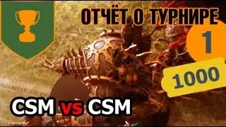 Отчёт о турнире 