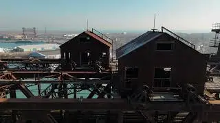 Iconic Chicago From Above - Drone Footage of the Train & Blues Brothers Bridge