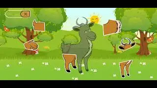 🐐 Goat Shape Matching Puzzle - Baby Puzzle Games for Toddlers Walkthrough