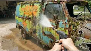 Restoring Burnt MYSTERY MACHINE | $400 DEAL | FULL ASMR PROCESS
