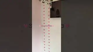 Diy Room Decor Idea 💗 || Aesthetic Room Decor #shorts #diy #art #decor #aesthetic