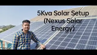 5 Kva Offgrid Solar Setup | nexus solar energy | MPPT Inverter | 5 Kva 48 V solar system