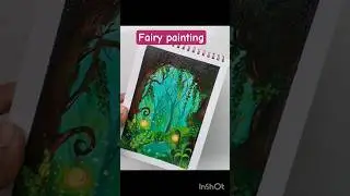 easy fairy painting ,#art #painting#acrylic painting# easy painting for beginners# trending# shorts