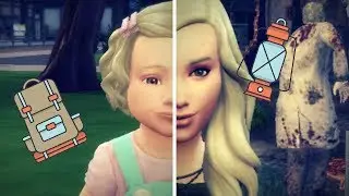ZOMBIE APOCALYPSE | BIRTH TO DEATH | THE SIMS 4