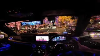 New 2022 4K MERCEDES BENZ G400d Custom JAPAN OSAKA CITY NIGHT POV DRIVE(3D Audio)車載動画、ベンツゲレンデg400d