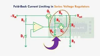 Fold-Back Current Limiting in Series Voltage Regulators